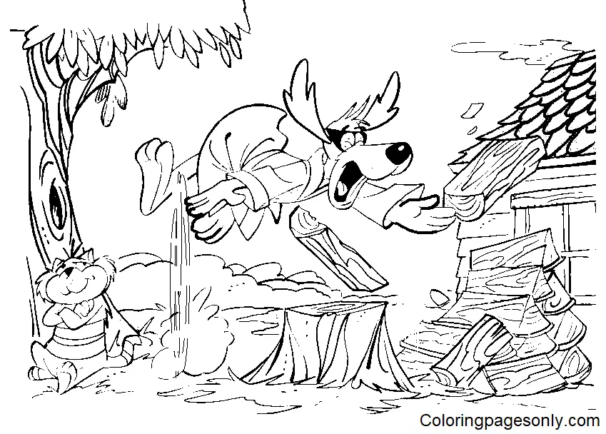 Hong Kong Phooey Coloring Pages 4