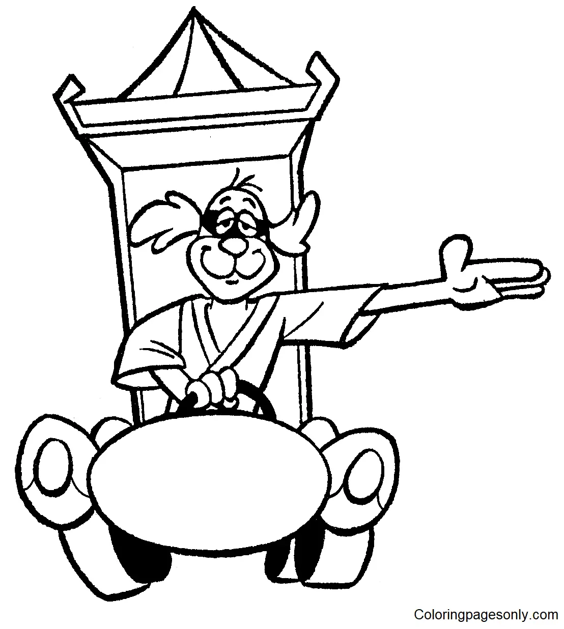 Hong Kong Phooey Coloring Pages 6