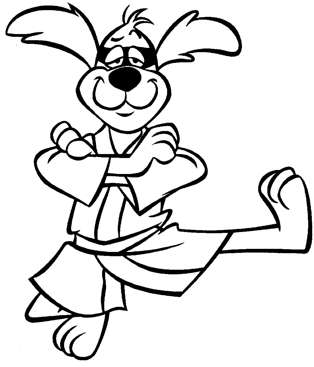 Hong Kong Phooey Coloring Pages 7