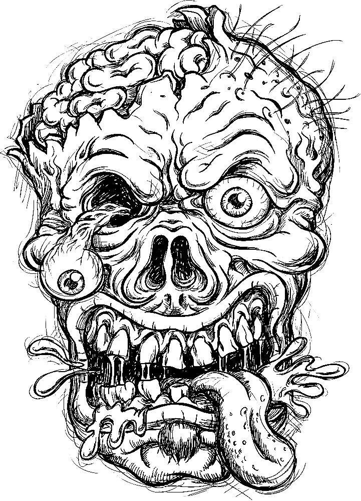 Horror Ausmalbilder 10