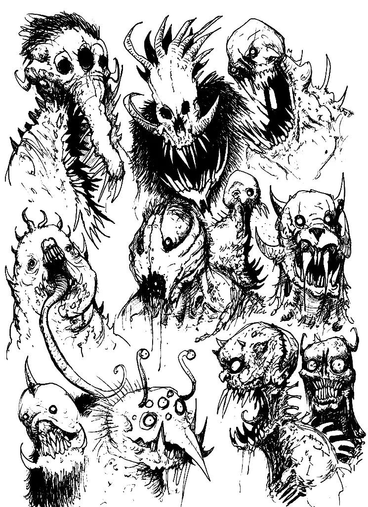 Horror Ausmalbilder 19