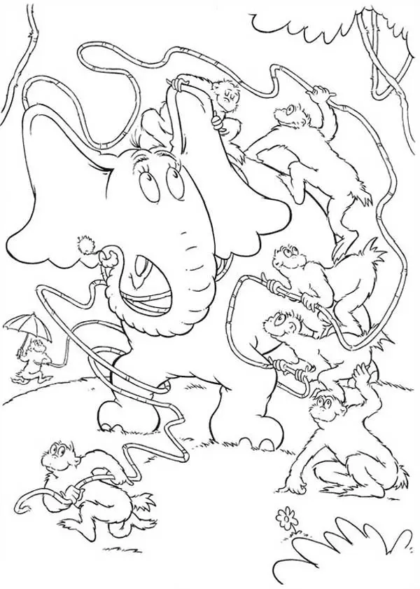 Horton Y El Mundo De Los Quien Para Colorear