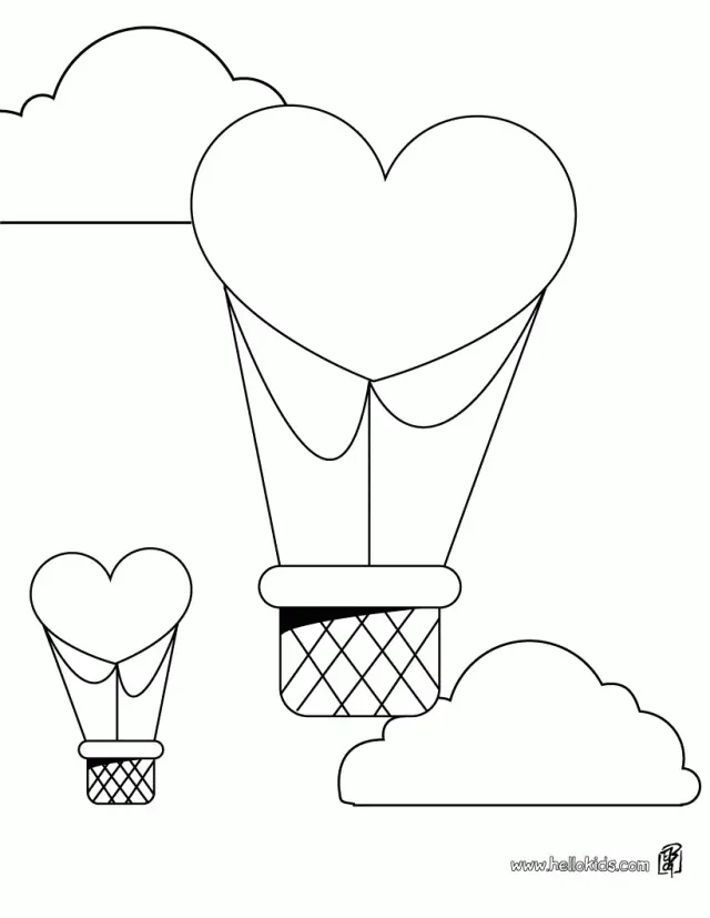 Desenhos de Baloes de Ar Quente Para Colorir 42