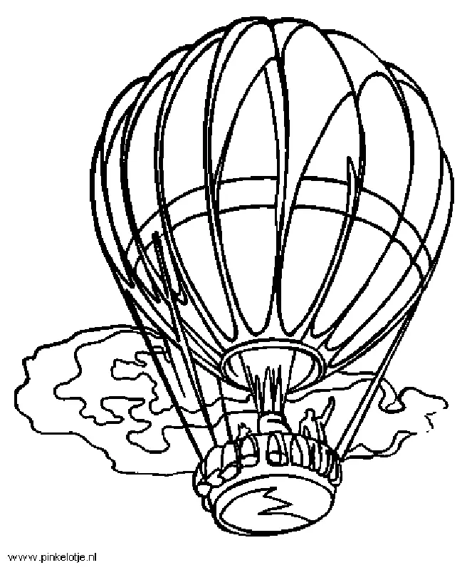Desenhos de Baloes de Ar Quente Para Colorir 6