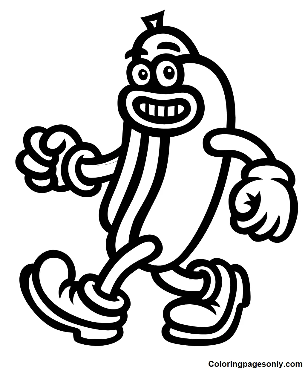 Hot Dog Coloring Pages 23