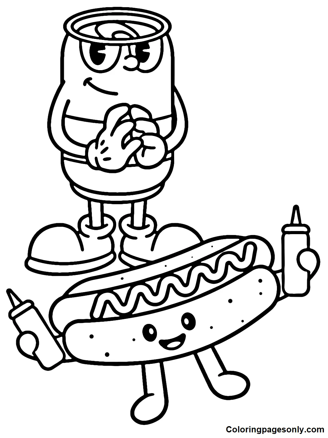 Hot Dog Coloring Pages 37