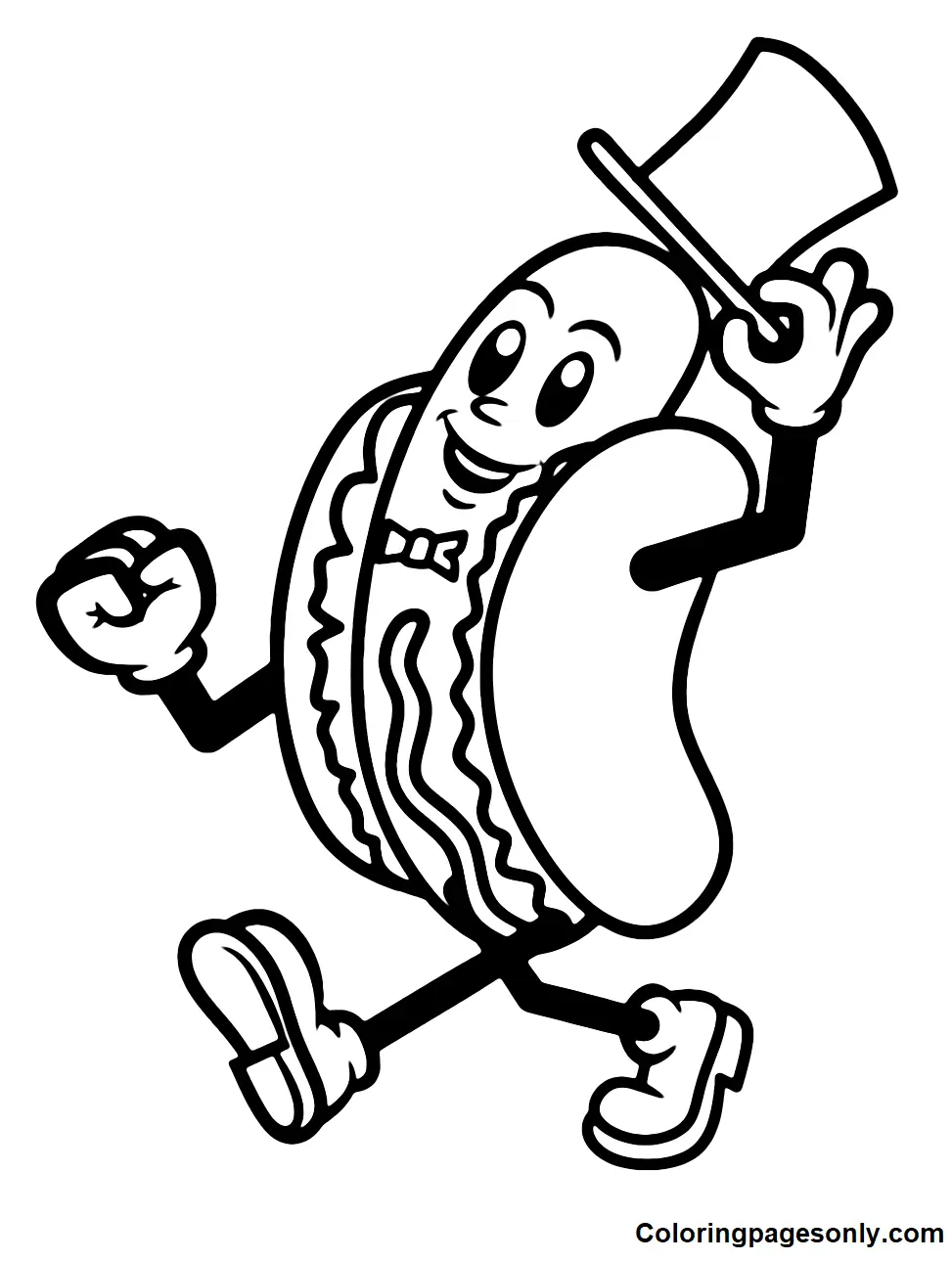 Hot Dog Coloring Pages 39