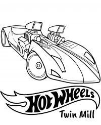 Hot Wheels Para Colorear 12