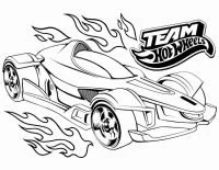 Hot Wheels Para Colorear 19