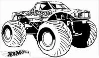 Hot Wheels Para Colorear 22