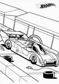 Hot Wheels Para Colorear 34
