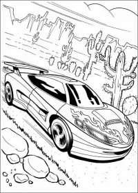Hot Wheels Para Colorear 36