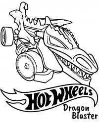 Hot Wheels Para Colorear 4