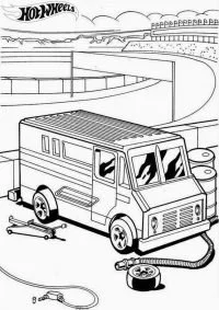 Hot Wheels Para Colorear 50