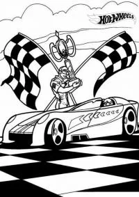 Hot Wheels Para Colorear 59