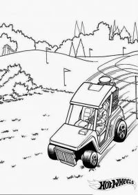 Hot Wheels Para Colorear 71