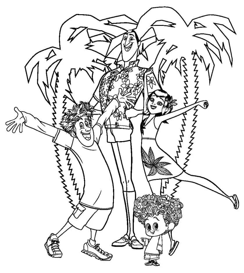 Hotel Transylvania Coloring Pages 11