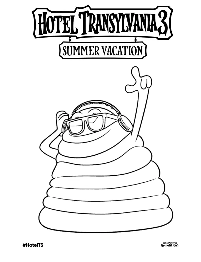 Hotel Transylvania Coloring Pages 14