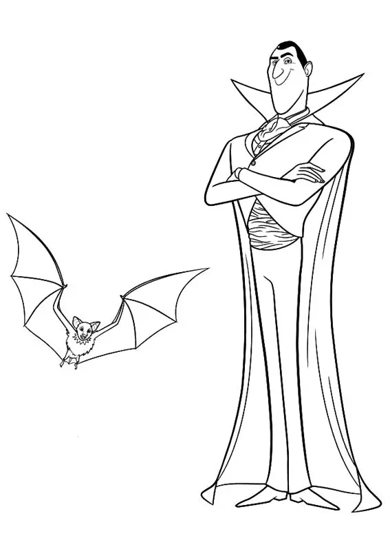 Hotel Transylvania Coloring Pages 18