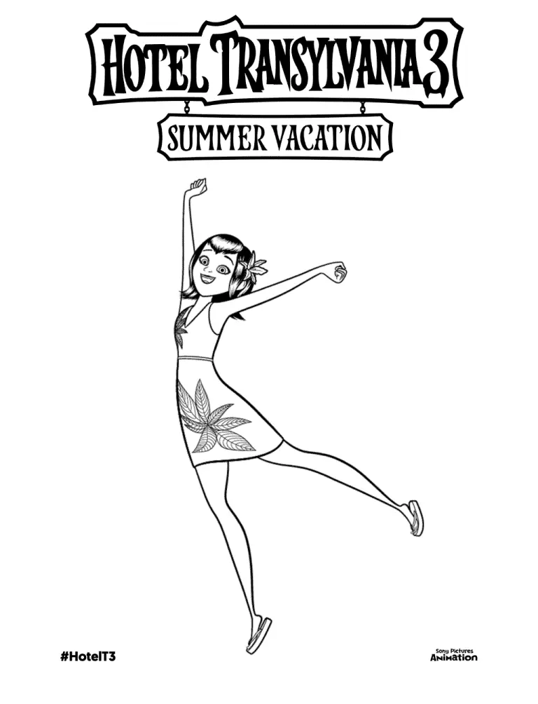 Hotel Transylvania Coloring Pages 22