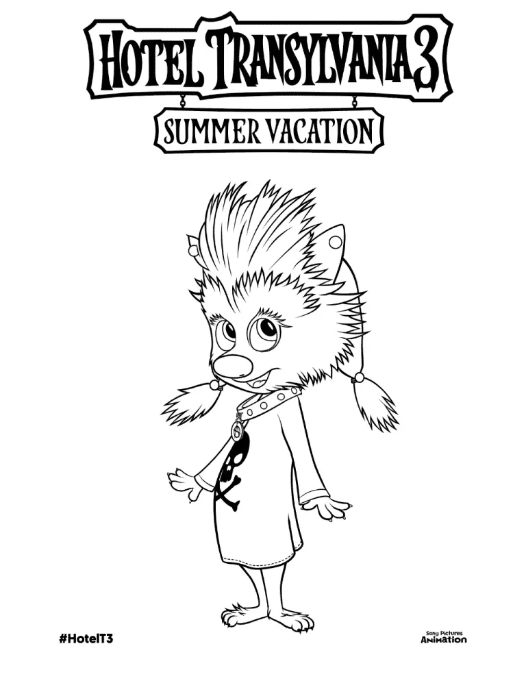 Hotel Transylvania Coloring Pages 25