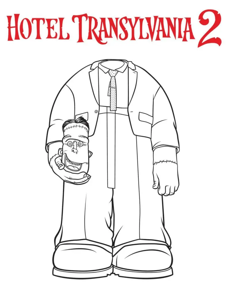 Hotel Transylvania Coloring Pages 29