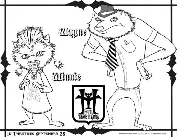 Hotel Transylvania Coloring Pages 40