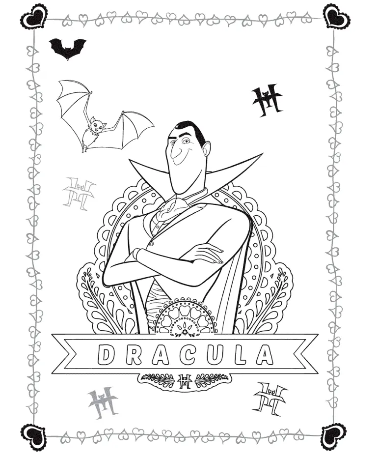 Hotel Transylvania Coloring Pages 42