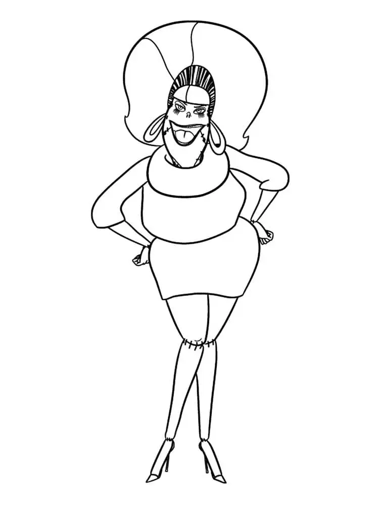 Hotel Transylvania Coloring Pages 43