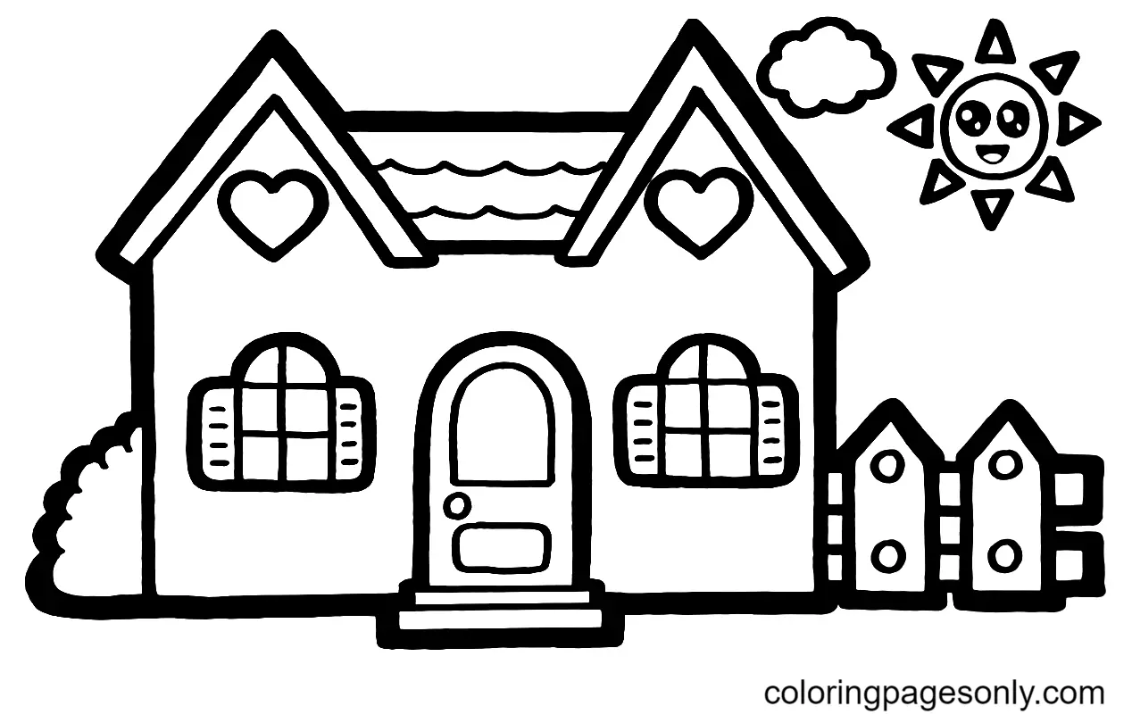 House Coloring Pages 13