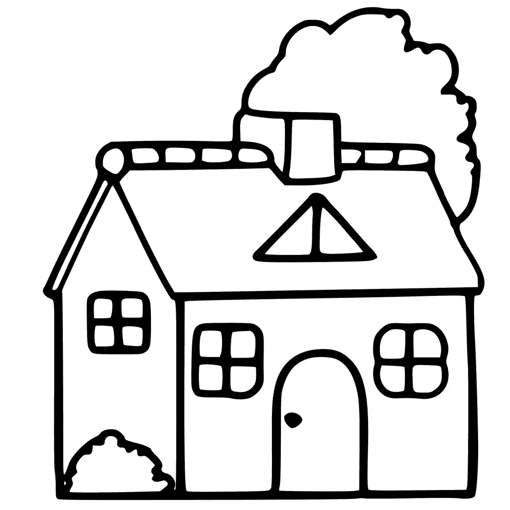 House Coloring Pages 25