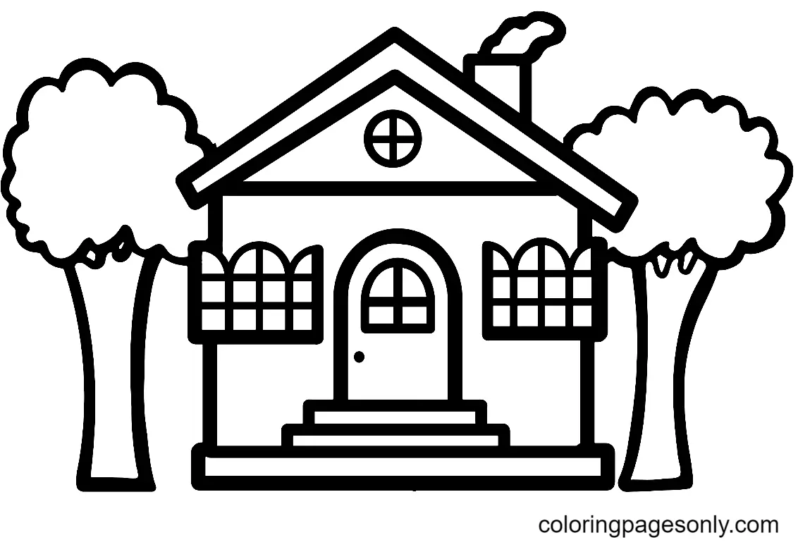 House Coloring Pages 27