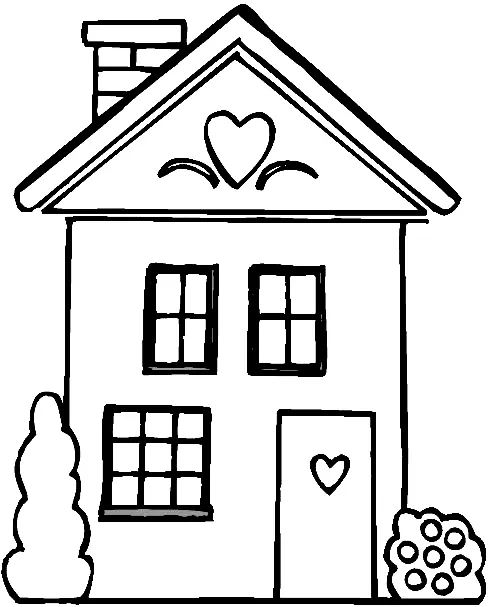 House Coloring Pages 29