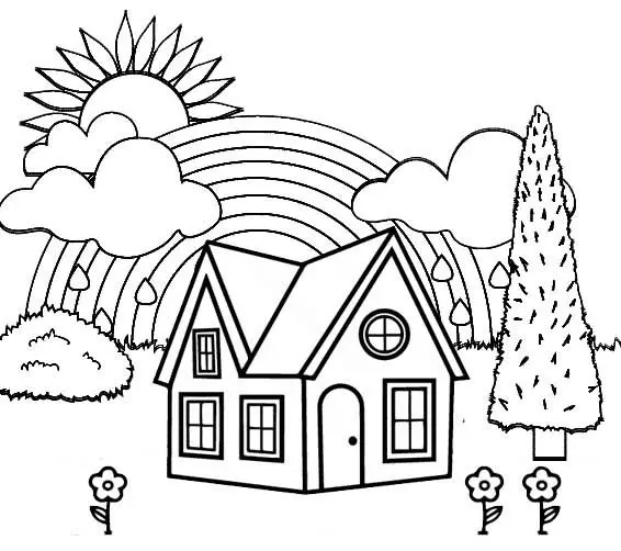 House Coloring Pages 3