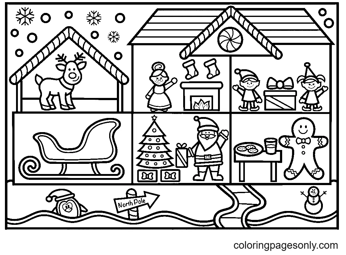 House Coloring Pages 32