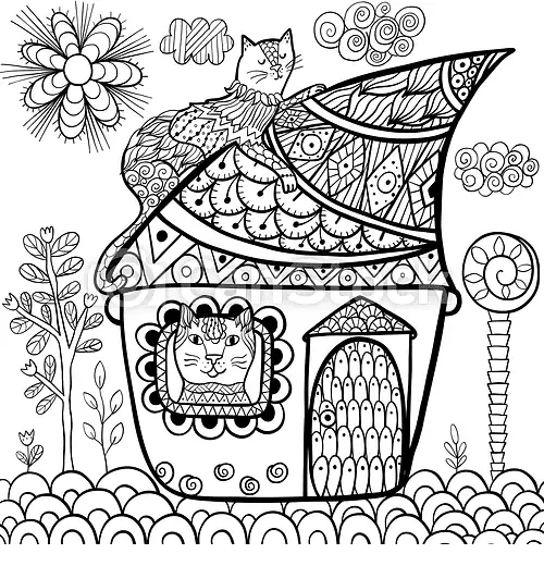 House Coloring Pages 41