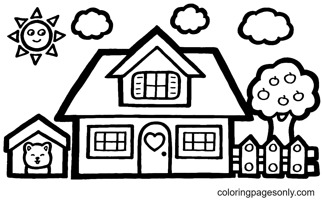 House Coloring Pages 5