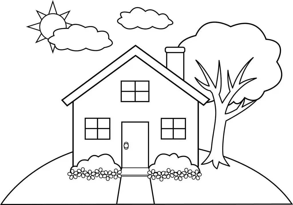 House Coloring Pages 7