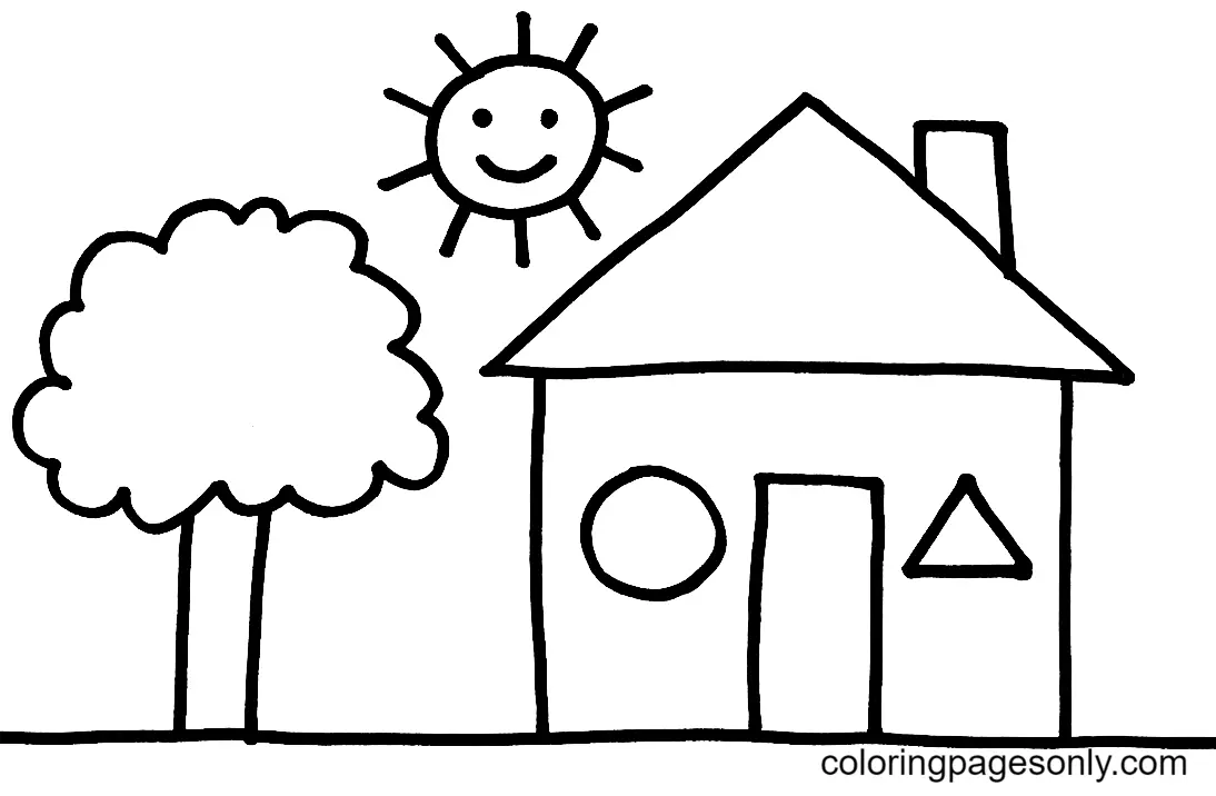 House Coloring Pages 9