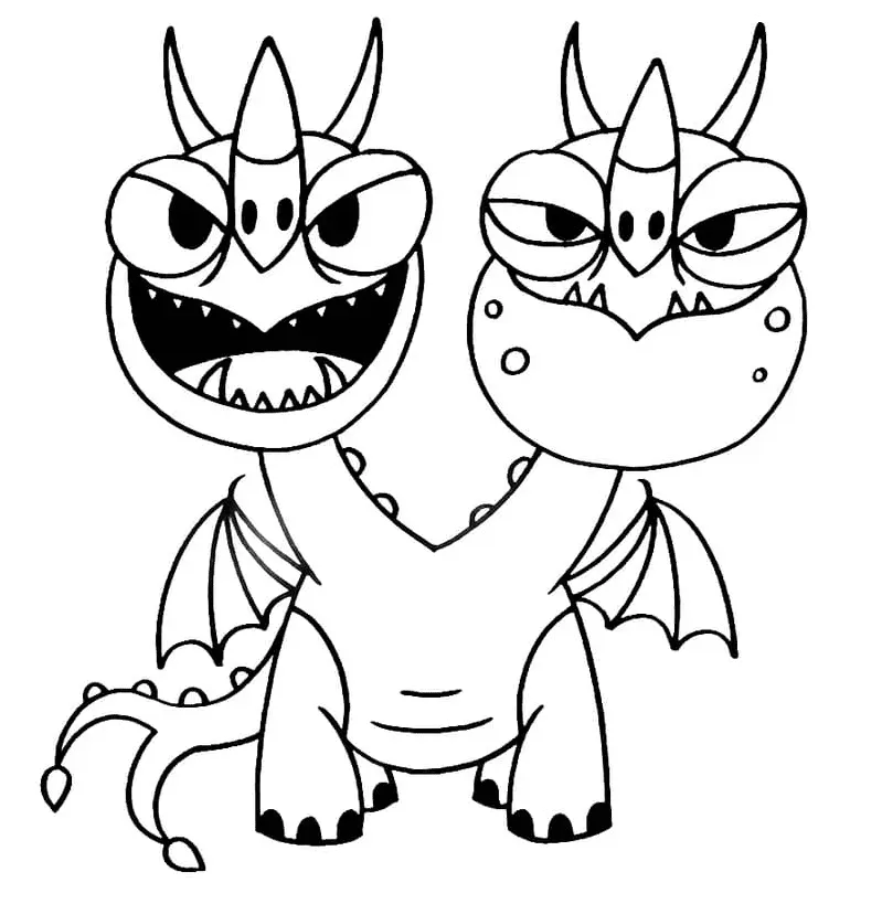 How to Train Your Dragon Coloring Pages 26