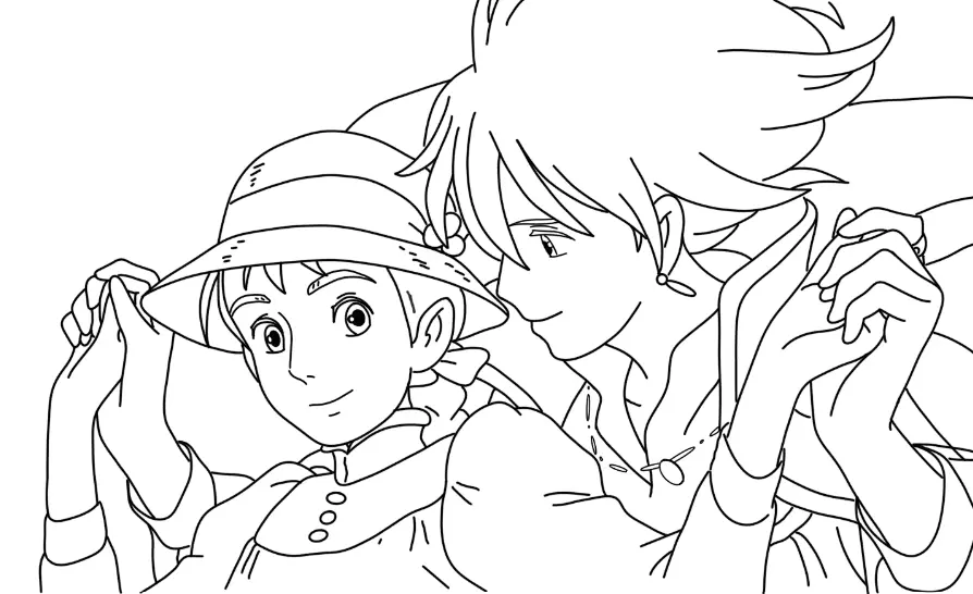Howl s Moving Castle Coloring Pages 2