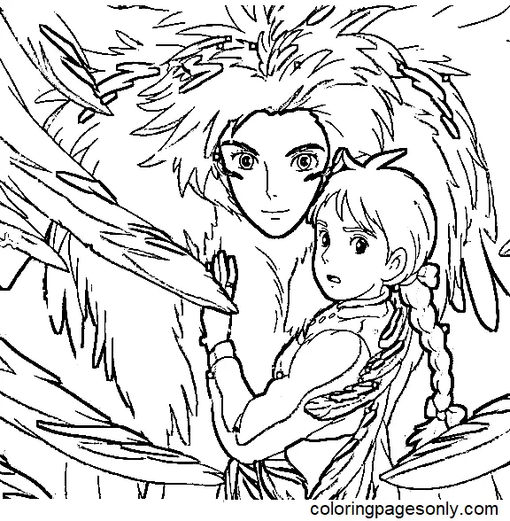 Howl s Moving Castle Coloring Pages 3
