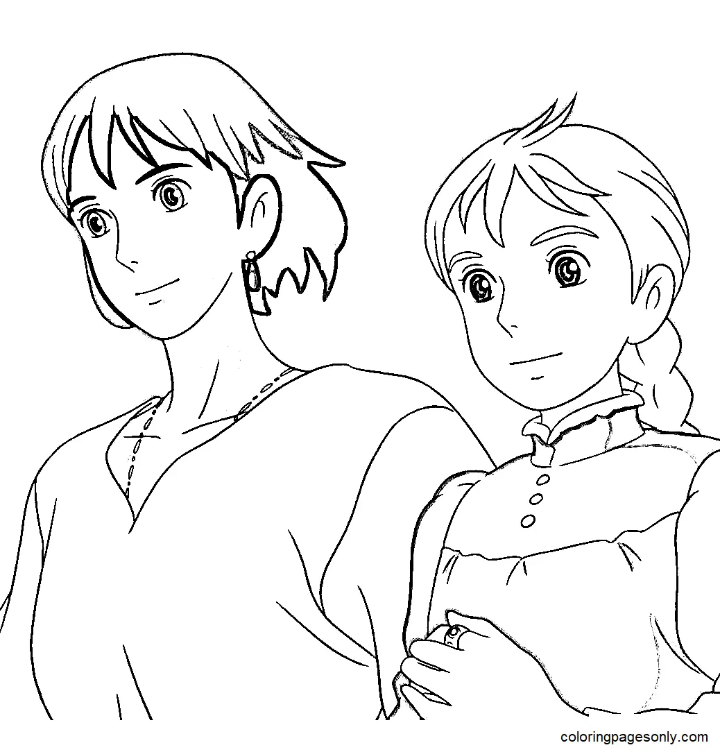 Howl s Moving Castle Coloring Pages 6