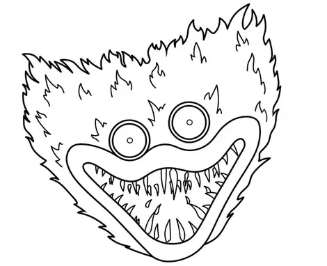 Huggy Wuggy Coloring Pages 13