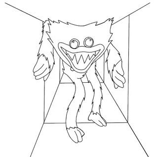 Huggy Wuggy Coloring Pages 18