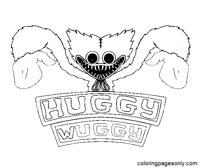 Huggy Wuggy Coloring Pages 19