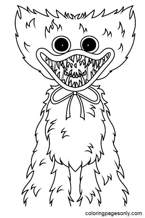 Huggy Wuggy Coloring Pages 21