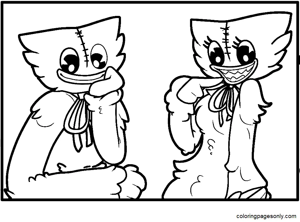 Huggy Wuggy Coloring Pages 26