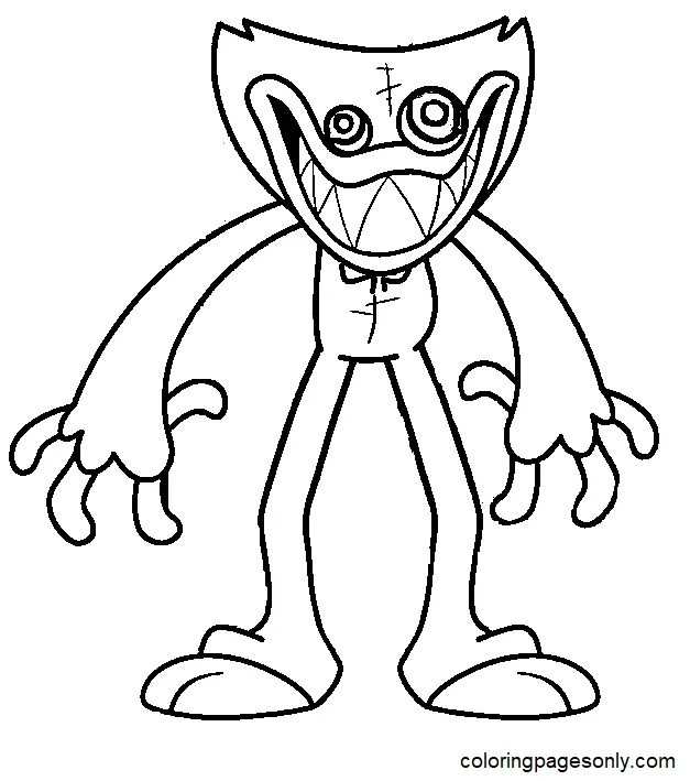 Huggy Wuggy Coloring Pages 44