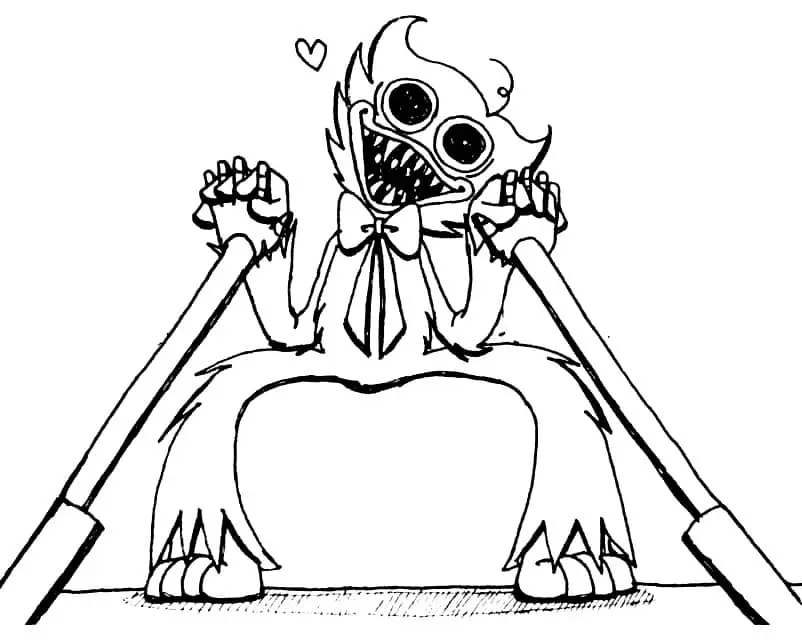 Huggy Wuggy Coloring Pages 46